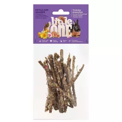   Little One Yummy kisemlős jutalomfalat ágacskák szirmokkal és fűszernövényekkel 35g