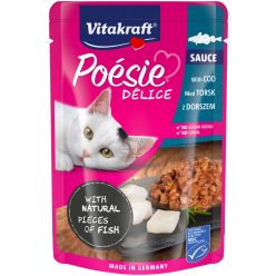   Vitakraft Poésie macska tasak adult tőkehal szószban 23x85g