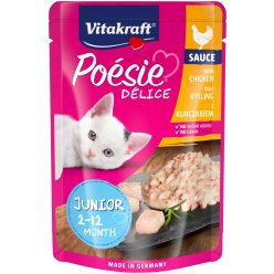   Vitakraft Poésie macska tasak junior csirke szószban 23x85g