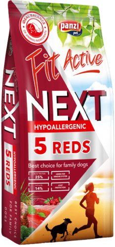 FitActive Next Hypoallergenic Five Reds adult száraz kutyaeledel 15kg