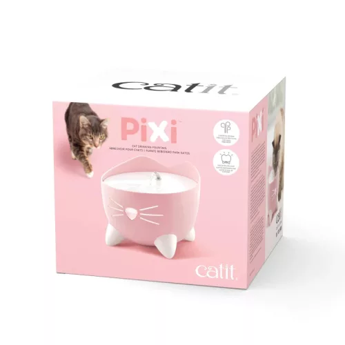 CATIT Pixi ivókút rózsaszín 20,5x20,5x17cm