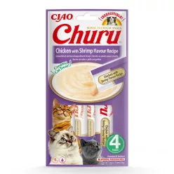INABA Churu Ciao krém csirke&garnéla 12x4x14g