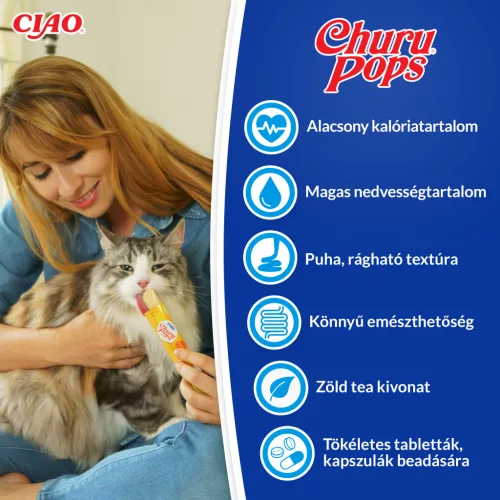 INABA Churu Pops krém tonhal 4x15g