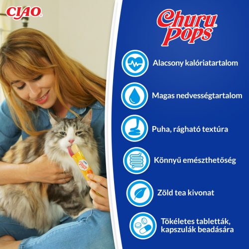 INABA Churu Pops krém csirke 4x14g