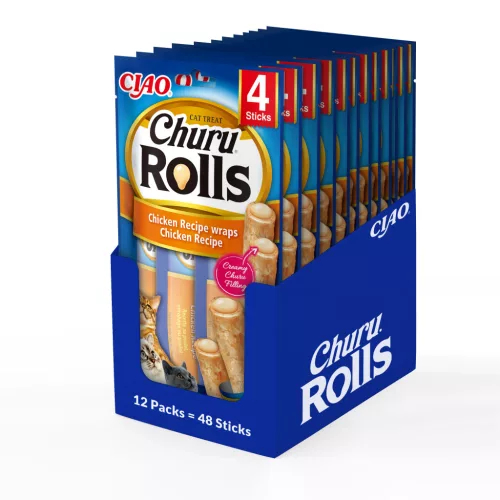 INABA Churu Rolls wrap csirke 12x4x10g