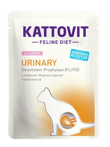 Kattovit Feline Diet tasak húgykő elleni macskaeledel lazac 24x85g