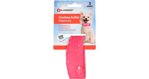 Flamingo hűsítő nyakörv pink  16-22cm S