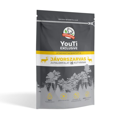 Youti kutya tréningfalat jávorszarvas 50g