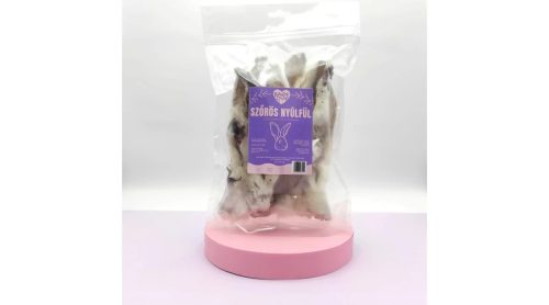 BARF LOVE száríott nyúlfül szörös 100g