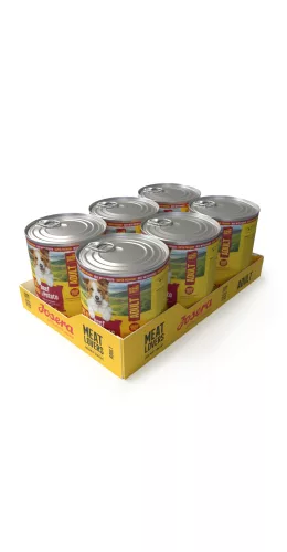 Josera Meat Lovers Menu konzerv adult nedves kutyaeledel marha&burgonya 6x800g