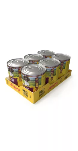 Josera Meat Lovers Pure konzerv adult nedves kutyaeledel marha 6x800g