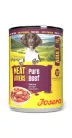 Josera Meat Lovers Pure konzerv adult nedves kutyaeledel marha 6x400g