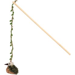 AniOne cicajáték parafa pálca madárral 40 cm