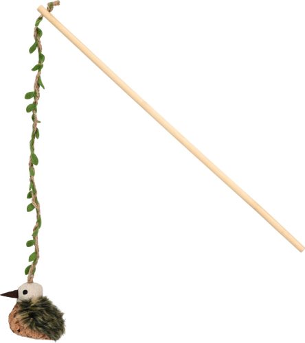 AniOne cicajáték parafa pálca madárral 40 cm