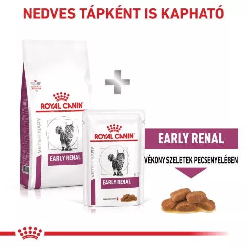 Royal Canin Veterinary Early Renal veseműködés támogatása száraz macskaeledel 400g