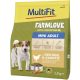 MultiFit Farmlove száraz kutyaeledel mini adult szárnyas 2,5kg