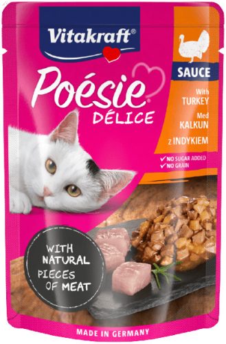 Vitakraft Poésie macska tasak adult pulyka szósz 23x85g