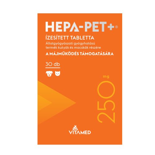 HEPA-PET Plus májvédő tabletta 250mg/30db