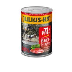 Julius K9 kutya konzerv adult marha&máj 20x400g