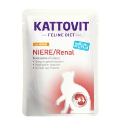   Kattovit Feline Diet tasak vesekímélő macskaeledel csirke 24x85g