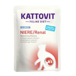   Kattovit Feline Diet tasak vesekímélő macskaeledel kacsa 24x85g