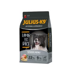   Julius K9 hipoallergén száraz kutyaeledel senior bárány&rizs 12kg