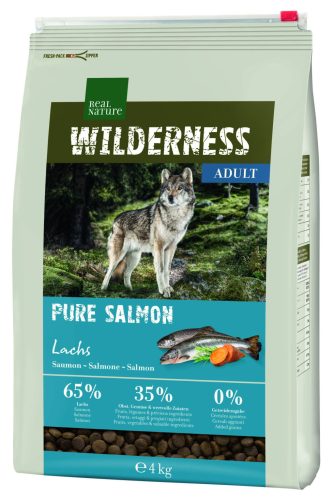 Real Nature Wilderness Pure Salmon száraz kutyaeledel adult hal 4kg
