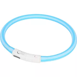 AniOne világító nyakörv kétszínű kék 65cm