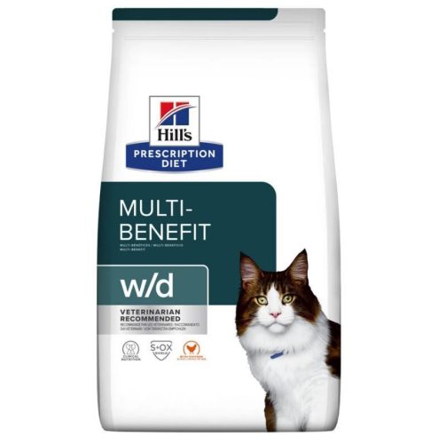 HILLS Prescription Diet száraz macskaeledel súlycsökkentő&diabétesz w/d 3kg