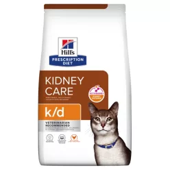   HILLS Prescription Diet vesekímélő száraz macskaeledel k/d csirke 3kg