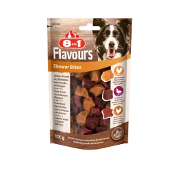 8in1 Flavours Skewer Bites kutya jutalomfalat 100g