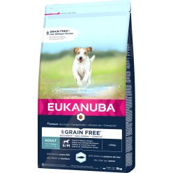   Eukanuba Grain Free Small & Medium száraz kutyaeledel adult hal 3kg