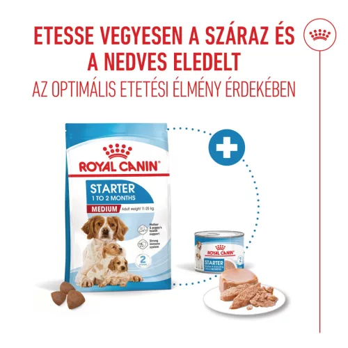Royal Canin Size Health Nutrition Medium starter Mother&Babydog száraz kutyaeledel 15kg