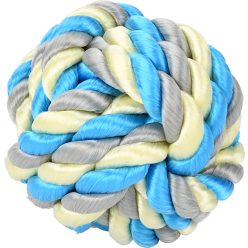 AniOne kutyajáték kötéllabda kék 8cm