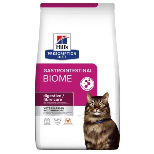 HILLS Prescription Diet Biome száraz macskaeledel emésztőrendszeri problémákra csirke 3kg