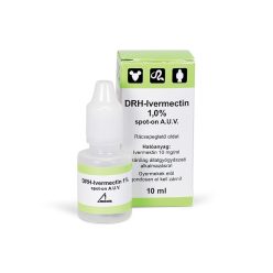 DRH Ivermectin élősködők elleni spot-on 1,0% 10ml