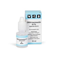 DRH Ivermectin élősködők elleni spot-on 0,1% 10ml