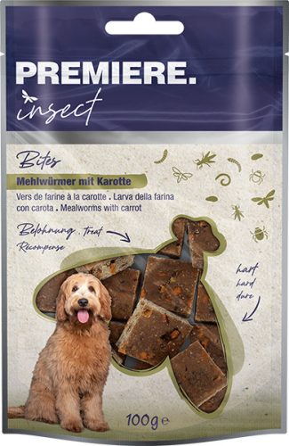 Premiere Insect Bites kutyáknak lisztkukac&sárgarépa 100g