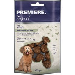   Premiere Insect Balls kutya jutalomfalat lisztkukac&rizs 100g