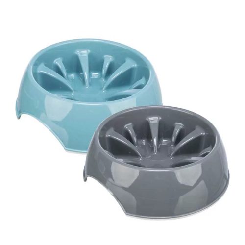 Trixie habzsolásgátló tál kék/szürke 1400ml 25cm