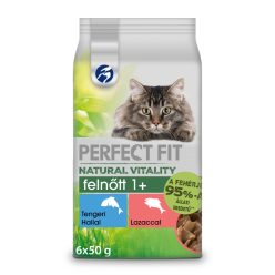   Perfect Fit Natural Vitality macska tasak MP lazac&tengerihal 6x50g