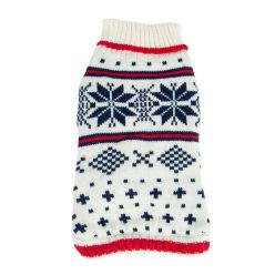 PAW karácsonyi kutyapulóver Snowflake L