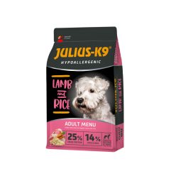   Julius K9 hipoallergén száraz kutyaeledel adult bárány&rizs 3kg