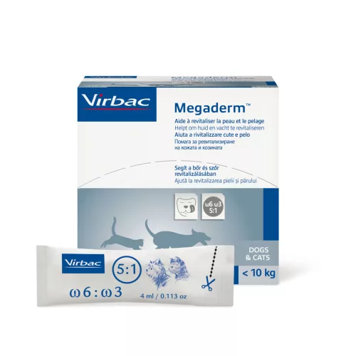 Virbac Megaderm kondicionáló oldat kutyáknak és macskáknak 28x4ml