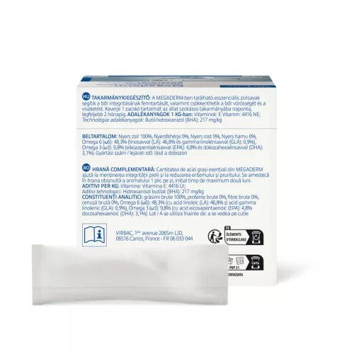 Virbac Megaderm kondicionáló oldat kutyáknak és macskáknak 28x4ml