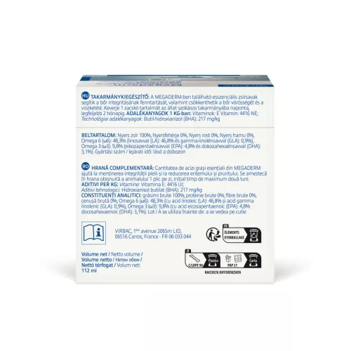 Virbac Megaderm kondicionáló oldat kutyáknak és macskáknak 28x4ml