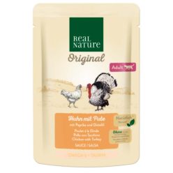   Real Nature Original macska tasak adult szárnyas szósz 12x85g