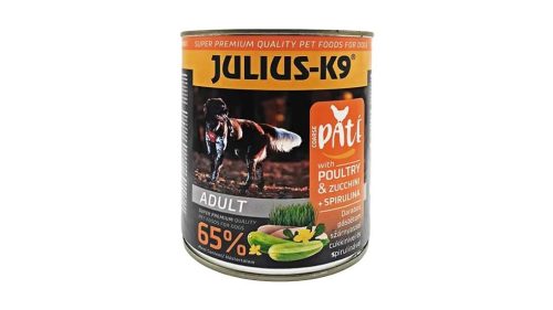 Julius K9 kutya konzerv adult szárnyas&spirulina 6x800g