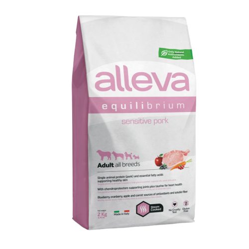 Alleva Equilibrium száraz kutyaeledel adult sertés 2kg