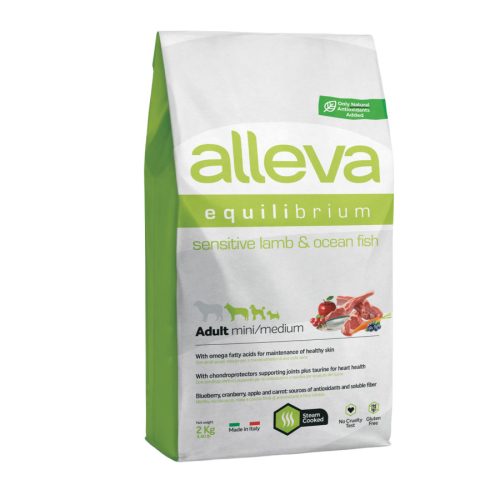 Alleva Equilibrium száraz kutyaeledel mini&medium bárány&hal 2kg